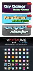 GraphicRiver Premium Text Styles for Games