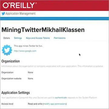 Mining the Social Web - Twitter