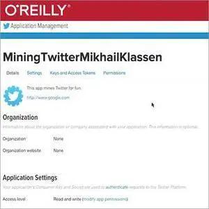 Mining the Social Web - Twitter