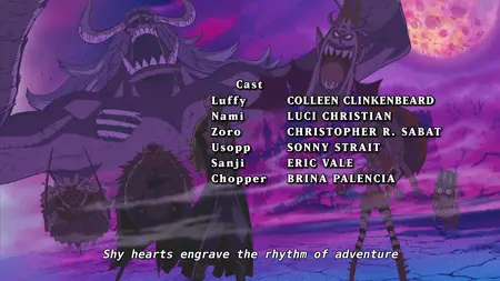 One Piece (1999 S12E12 Venture Into the Devils Sea! The Mysterious Skeleton Floating Through the Fog Koten Gars