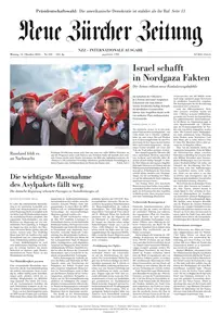 Neue Zurcher Zeitung International  - 14 Oktober 2024
