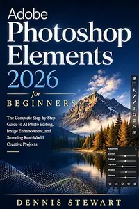 Adobe Photoshop Elements 2026 for Beginners: The Complete Step-by-Step Guide to AI Photo Editing, Image Enhancement