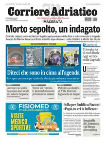 Corriere Adriatico Macerata - 15 Ottobre 2025
