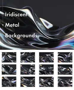 EE - Iridescent Liquid Metal Backgrounds N2XFPH4