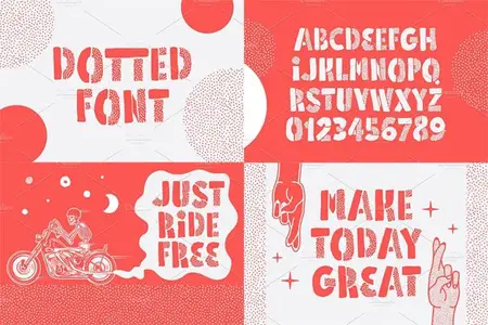 Dotted Font