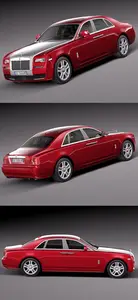 Rolls-Royce Ghost Series II 2015 - 3D Model