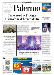 la Repubblica Palermo - 30 Ottobre 2024