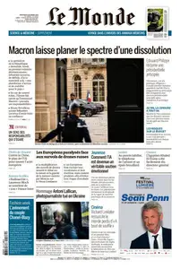 Le Monde du Mercredi 8 Octobre 2025