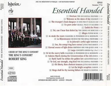 Robert King, The King's Consort - Essential Handel (2005)