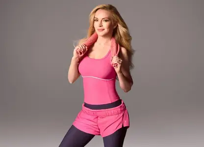 Lindsay Lohan by Ethan James Green for Old Navy Campaign 2025
