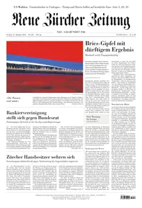 Neue Zuercher Zeitung - 25 Oktober 2024