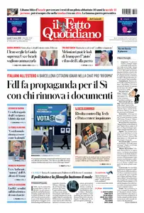 Il Fatto Quotidiano - 9 Marzo 2026