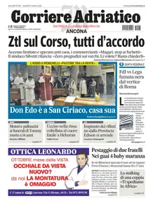 Corriere Adriatico Ancona - 23 Ottobre 2025