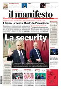 il Manifesto - 26 Settembre 2024