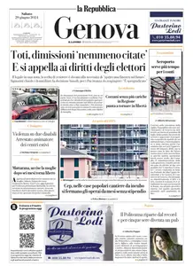 la Repubblica Genova - 29 Giugno 2024