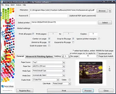 Traction Software Print Tonic Professional 1.03