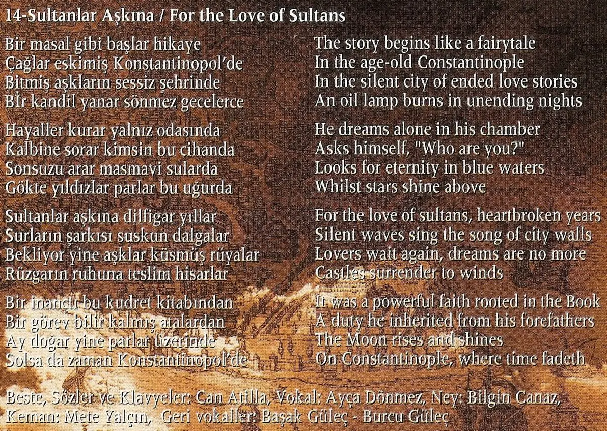 Can Atilla's The Ottoman Trilogy (Cariyeler ve Geceler-2005 & 1453-Sultanlar Askina-2006 & Ask-i Hurrem-2007)