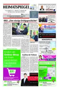 Heimatspiegel - 11. September 2019
