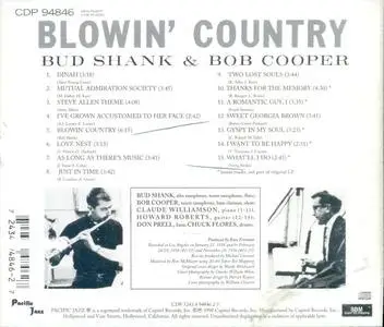 Bud Shank & Bob Cooper - Blowin' Country (1958) {Capitol}