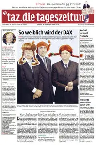 Tageszeitung TAZ vom 18 Oktober 2011