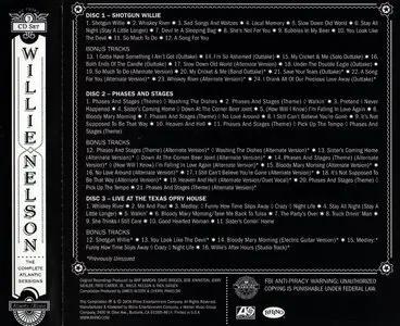 Willie Nelson - The Complete Atlantic Sessions (1973-74) {2006 Rhino Remastered 3CD Box Set}