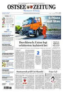 Ostsee Zeitung Wismar - 03. Juli 2018