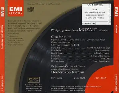 Herbert von Karajan, Philharmonia Orchestra - Mozart: Così fan tutte (1999)