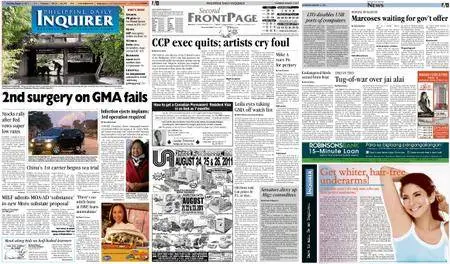 Philippine Daily Inquirer – August 11, 2011