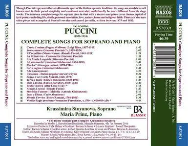 Krassimira Stoyanova - Puccini: Complete Songs for Soprano & Piano (2017)