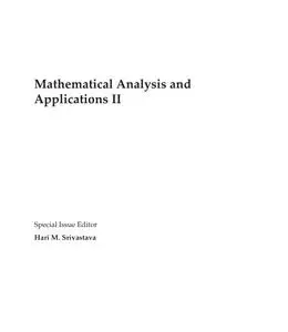 Mathematical Analysis and Applications II