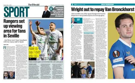The Herald Sport (Scotland) – May 14, 2022