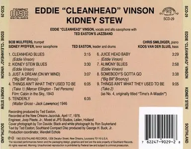 Eddie 'Cleanhead' Vinson - Kidney Stew - 1976 (1983)