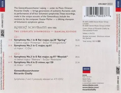 Schumann Complete Symphonies Mahler Edition