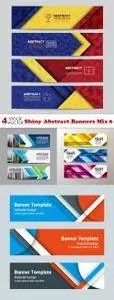Vectors - Shiny Abstract Banners Mix 6