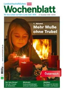 Bayerisches Landwirtschaftliches Wochenblatt Oesterreich - 26. November 2020