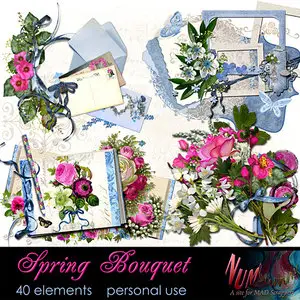 Vintage Scrap Kit: Spring Bouquet