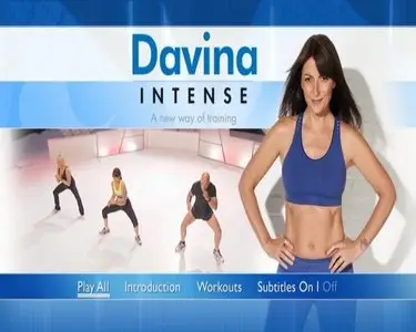 Davina McCall - Intense workout