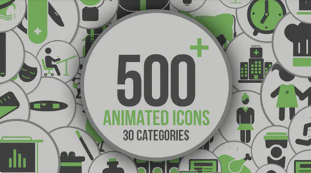 +500 Animated Icons - 30 Categories - Envato Elements