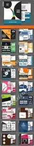 Brochure or flyer layout vector 21 