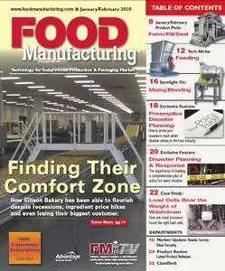 Food Manufacturing Magazine, January/February 2010