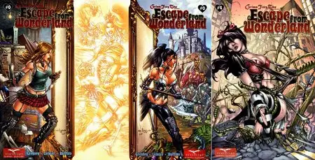 Escape From Wonderland 00 to 06 + Cover Gallery + Script Book