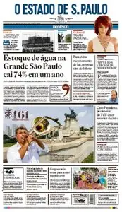 O Estado de São Paulo - 25 de janeiro de 2015 - Domingo