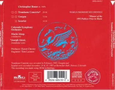 Colorado SO, Marin Alsop, Joseph Alessi - Christopher Rouse: Trombone Concerto; Gorgon; Iscariot (1997)