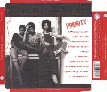 The Pointer Sisters - Priority (1979) [2013, Remastered Reissue]