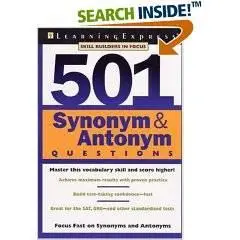 501 Synonym & Antonym Questions