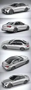 Mercedes E63 Sedan AMG 2021 3D Model