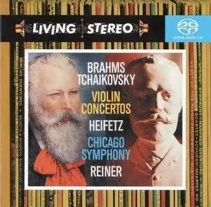 Jascha Heifetz, Fritz Reiner - Brahms, Tchaikovsky: Violin Concertos (2005)