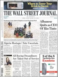 The Wall Street Journal - 18-20 January 2013 (Asia)