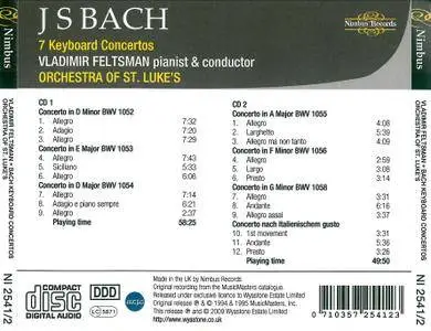 Vladimir Feltsman, Orchestra Of St. Luke's - Johann Sebastian Bach: 7 Keyboard Concertos (2009) 2CDs