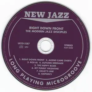 The Modern Jazz Disciples - Right Down Front (1960) {2013 Japan Prestige New Jazz Chronicle SHM-CD HR Cutting Series}